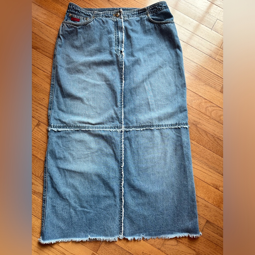 Ralph Lauren midi denim skirt
